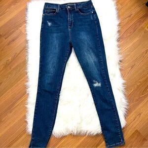Mint Velvet High Rise Skinny Jeans Dark Wash 12